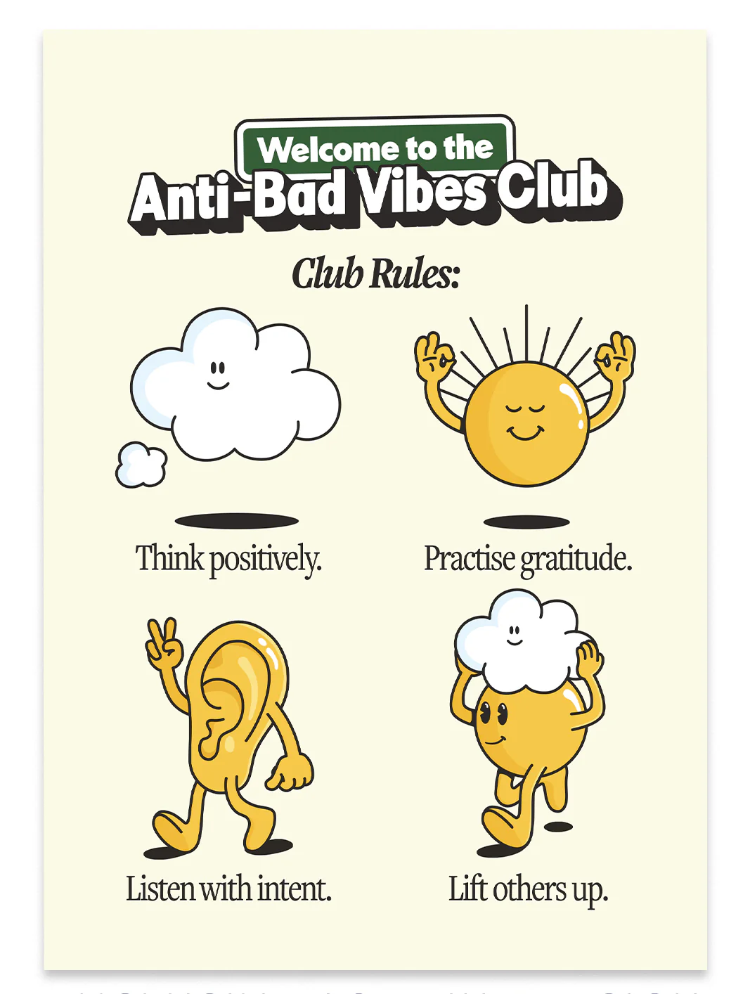 Anti-Bad Vibes Club Print - Image 3