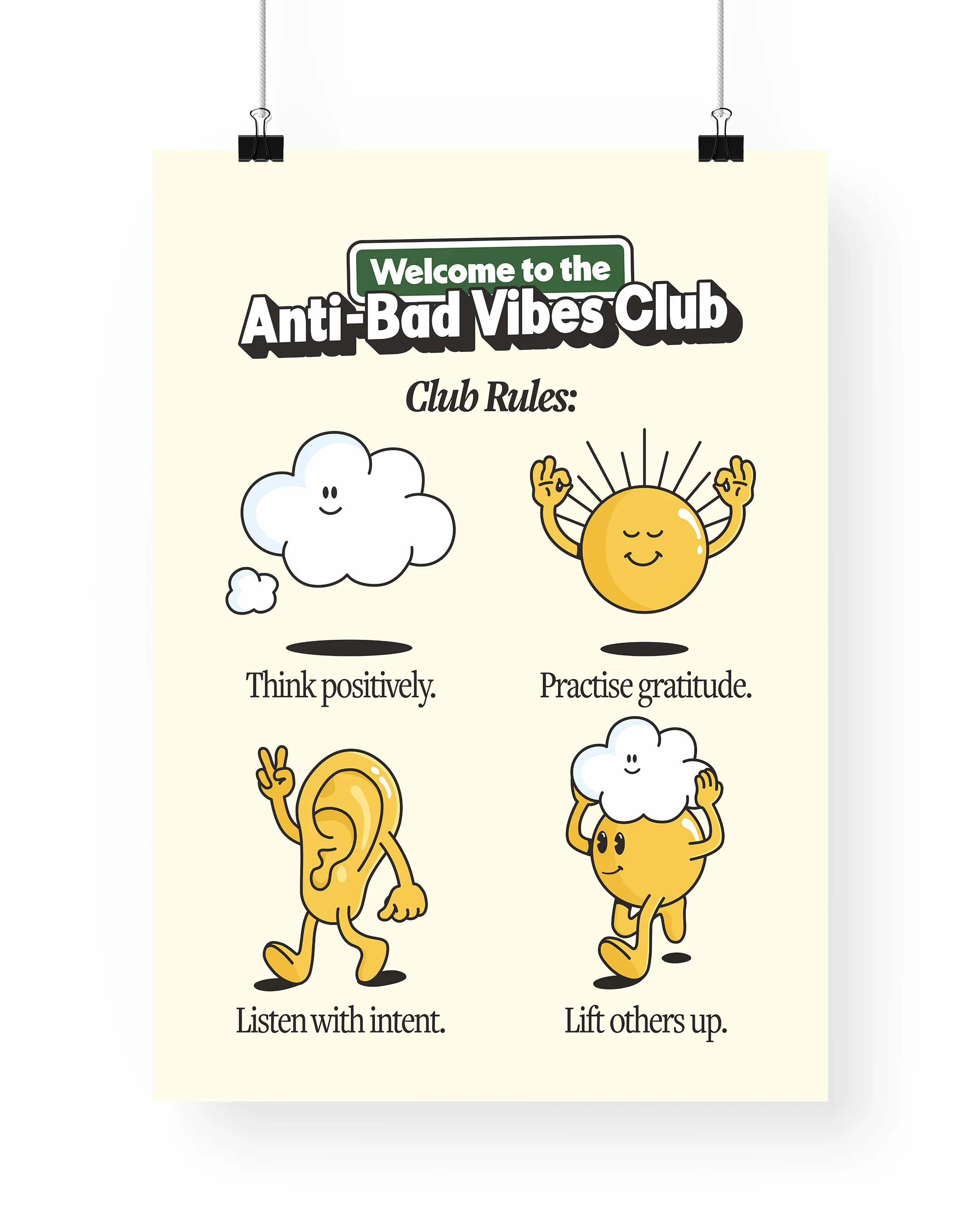Anti-Bad Vibes Club Print - Image 4