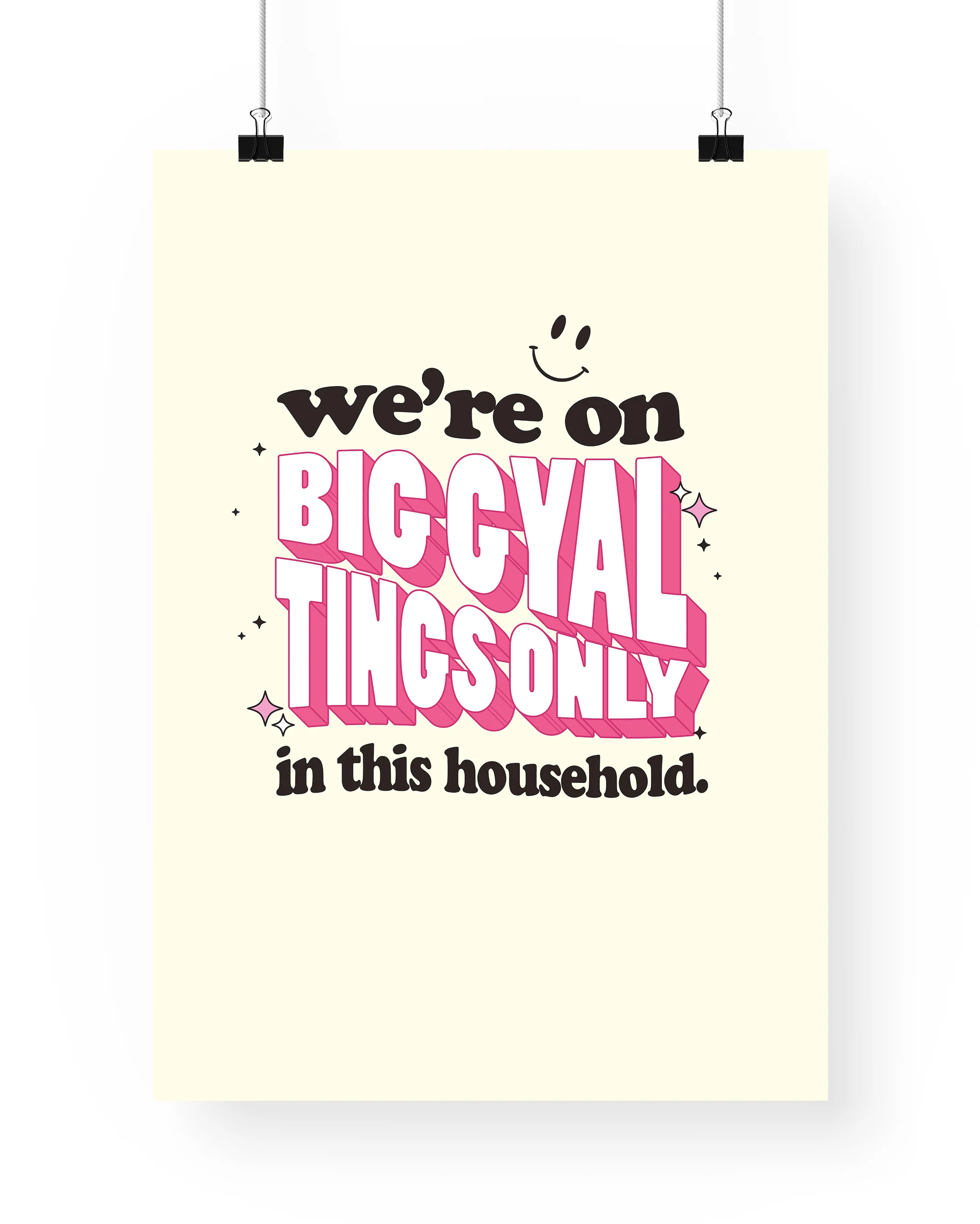 Big Gyal Tings Only Print - Image 4