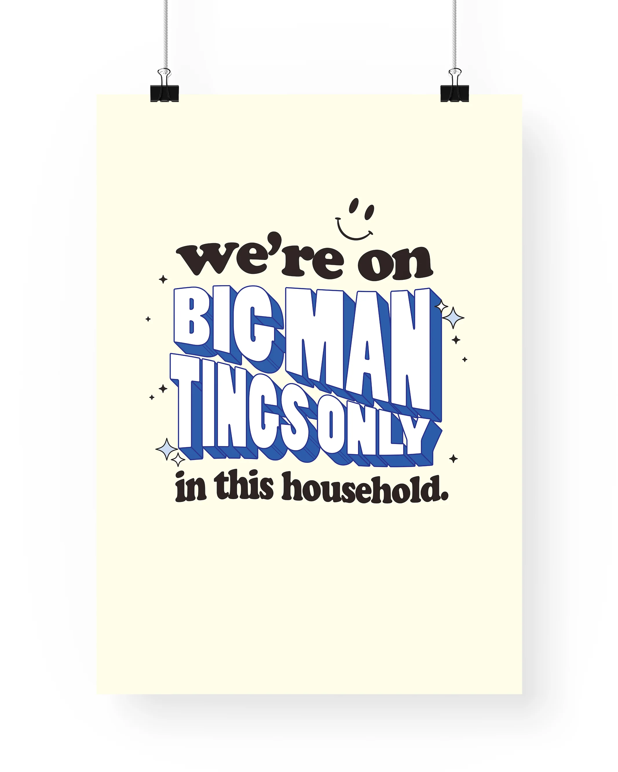 Big Man Tings Only Print - Image 4