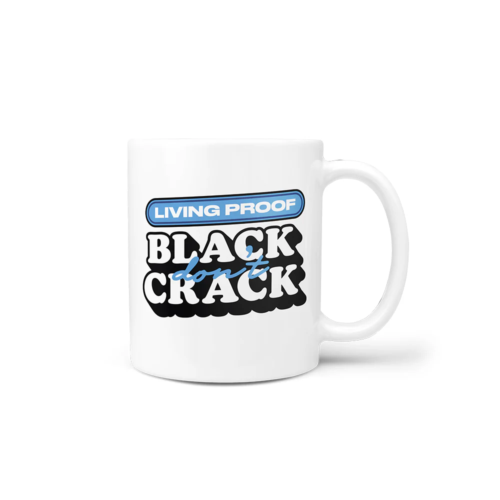 Black Don't Crack Blue Mug - Image 2