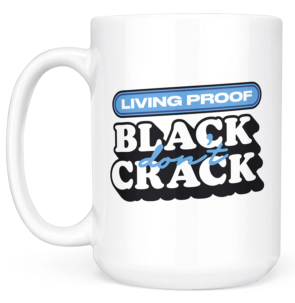 Black Don't Crack Blue Mug - Image 3