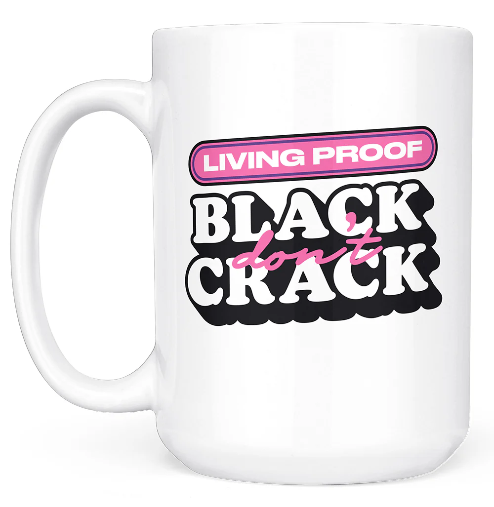 Black Don't Crack Pink Mug - Image 3