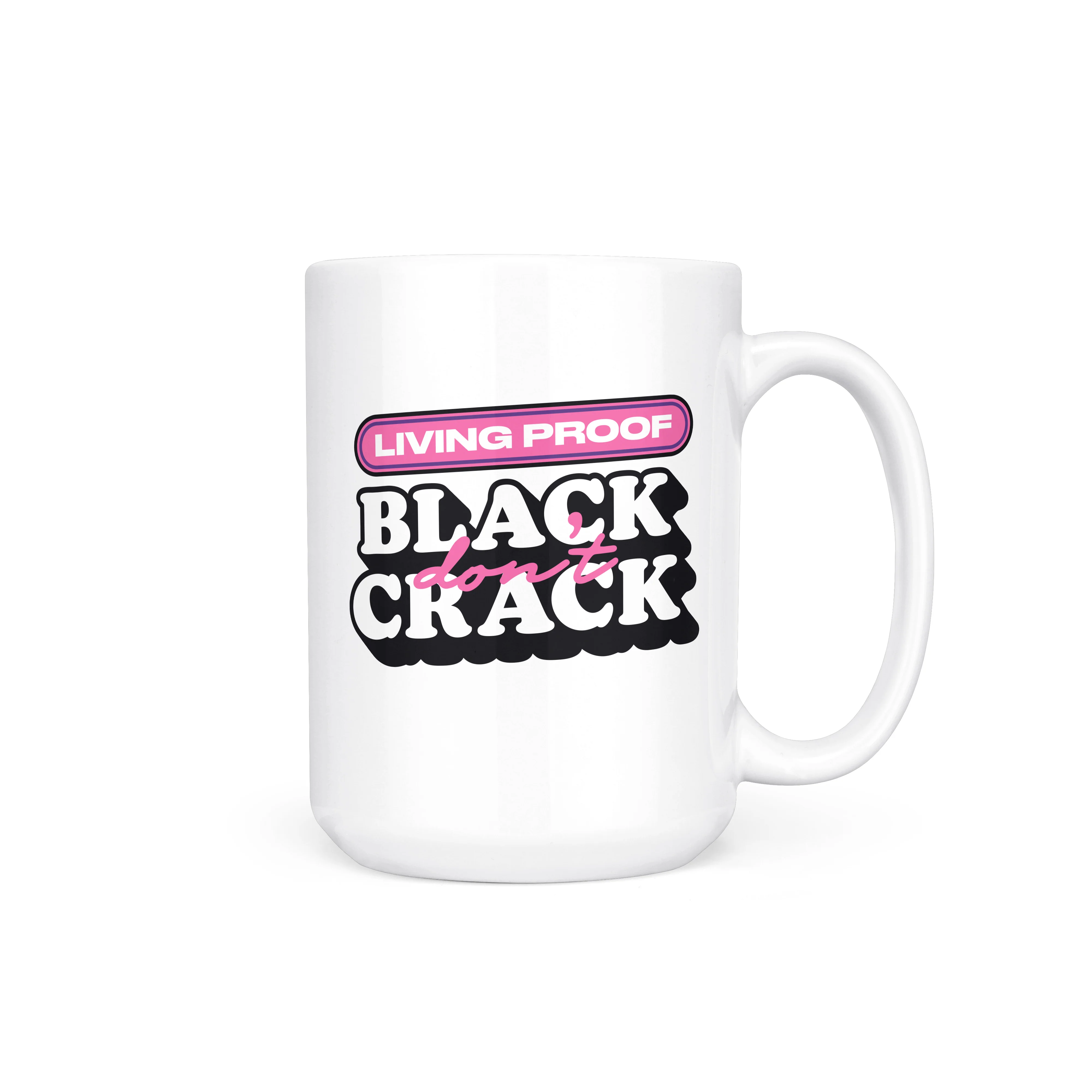 Black Don't Crack Pink Mug - Image 4