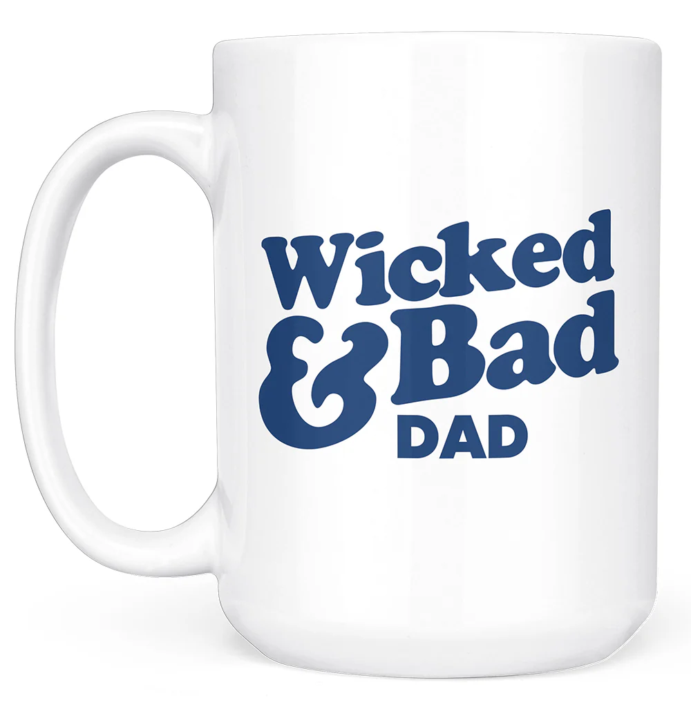 Wicked & Bad Dad Mug - Image 3