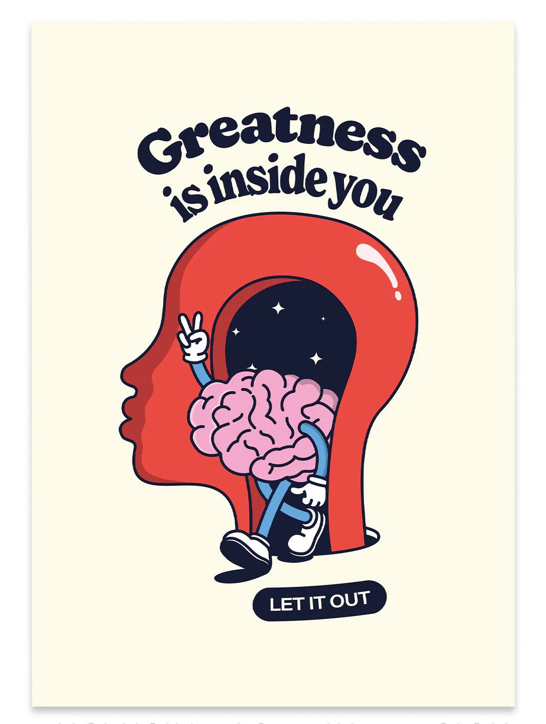 Greatness is Inside You Print - Image 3