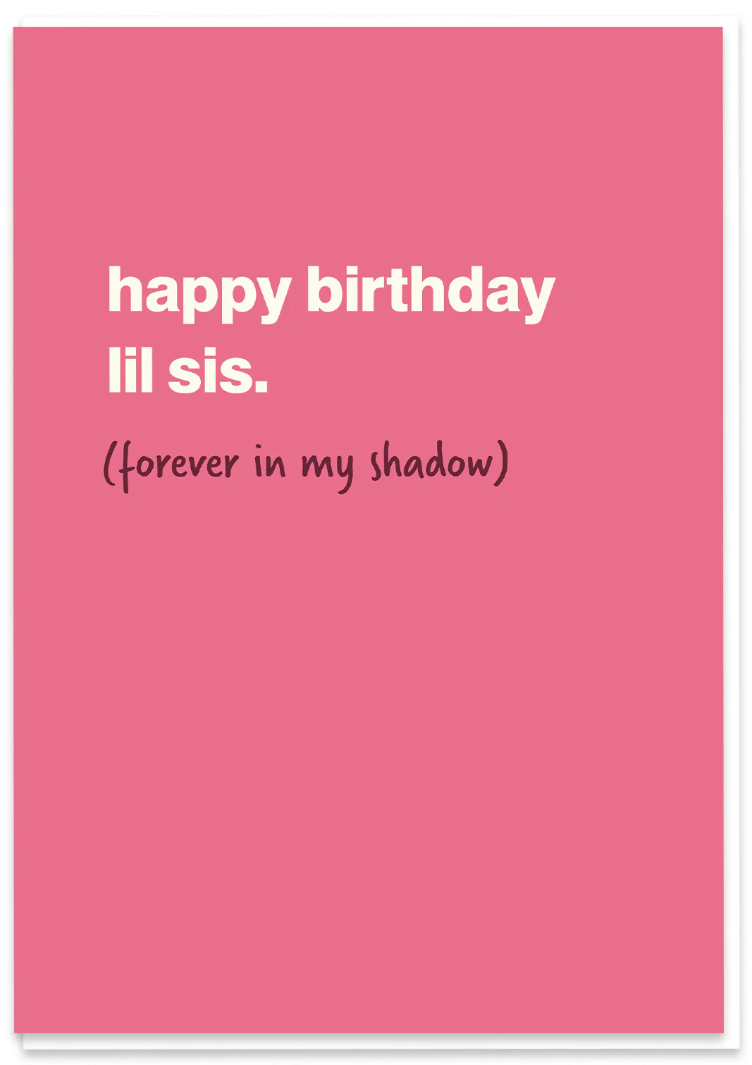Happy Birthday Lil Sis