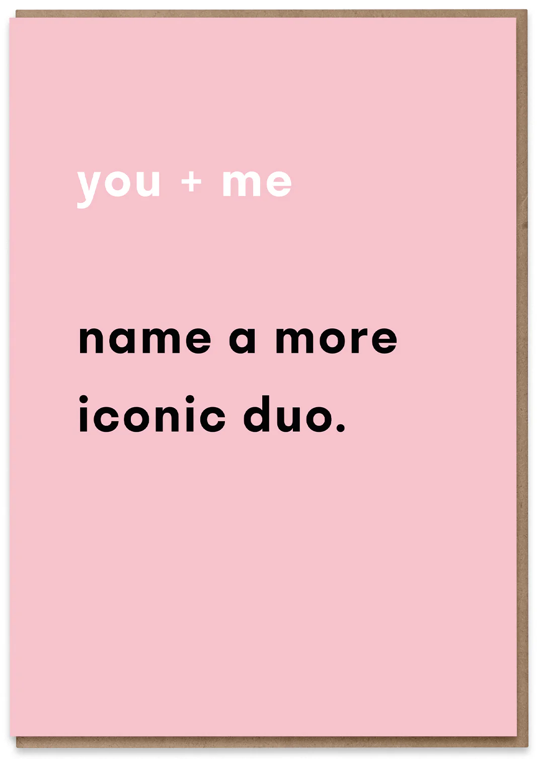 Iconic Duo