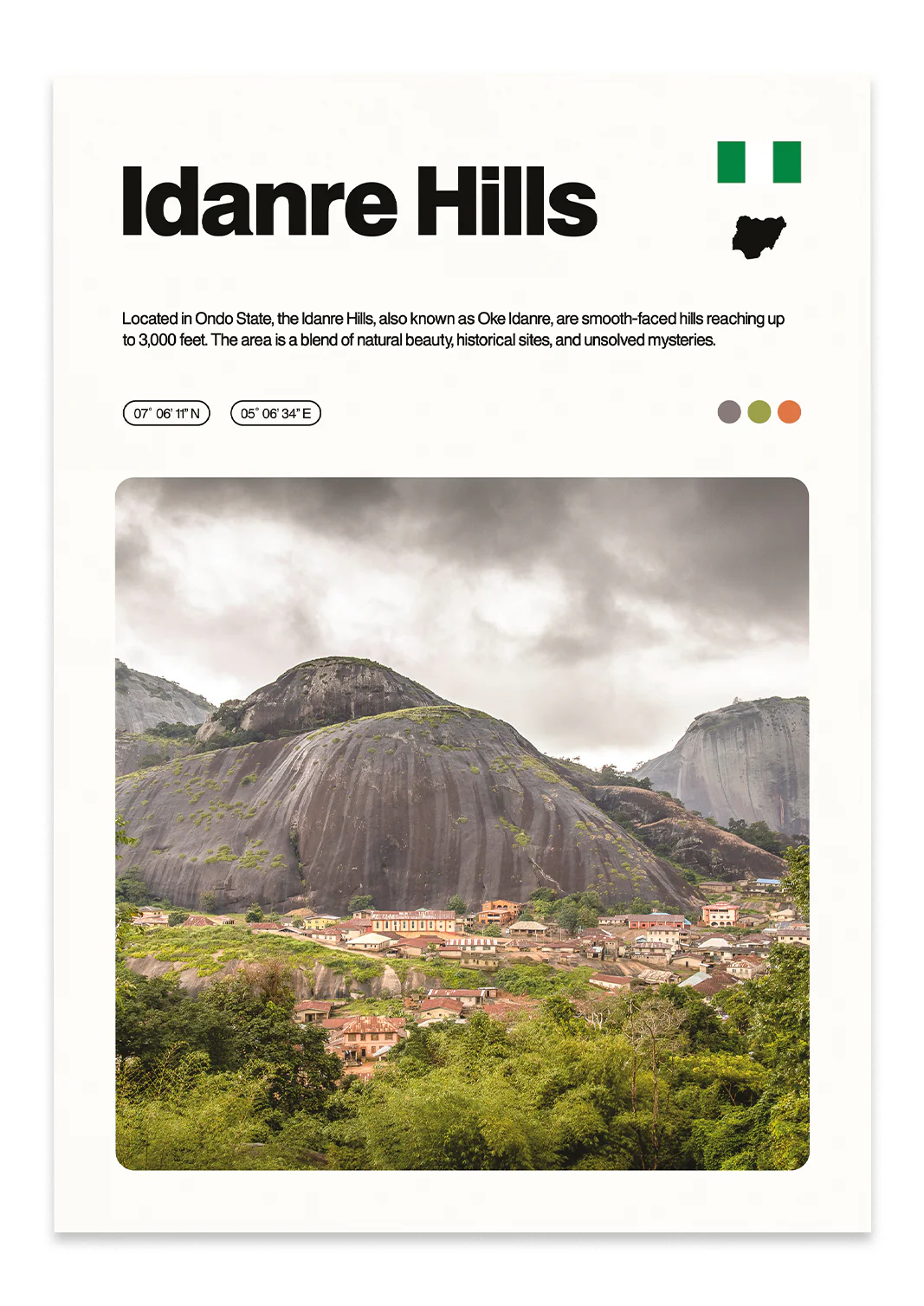 Idanre Hills Print - Image 3