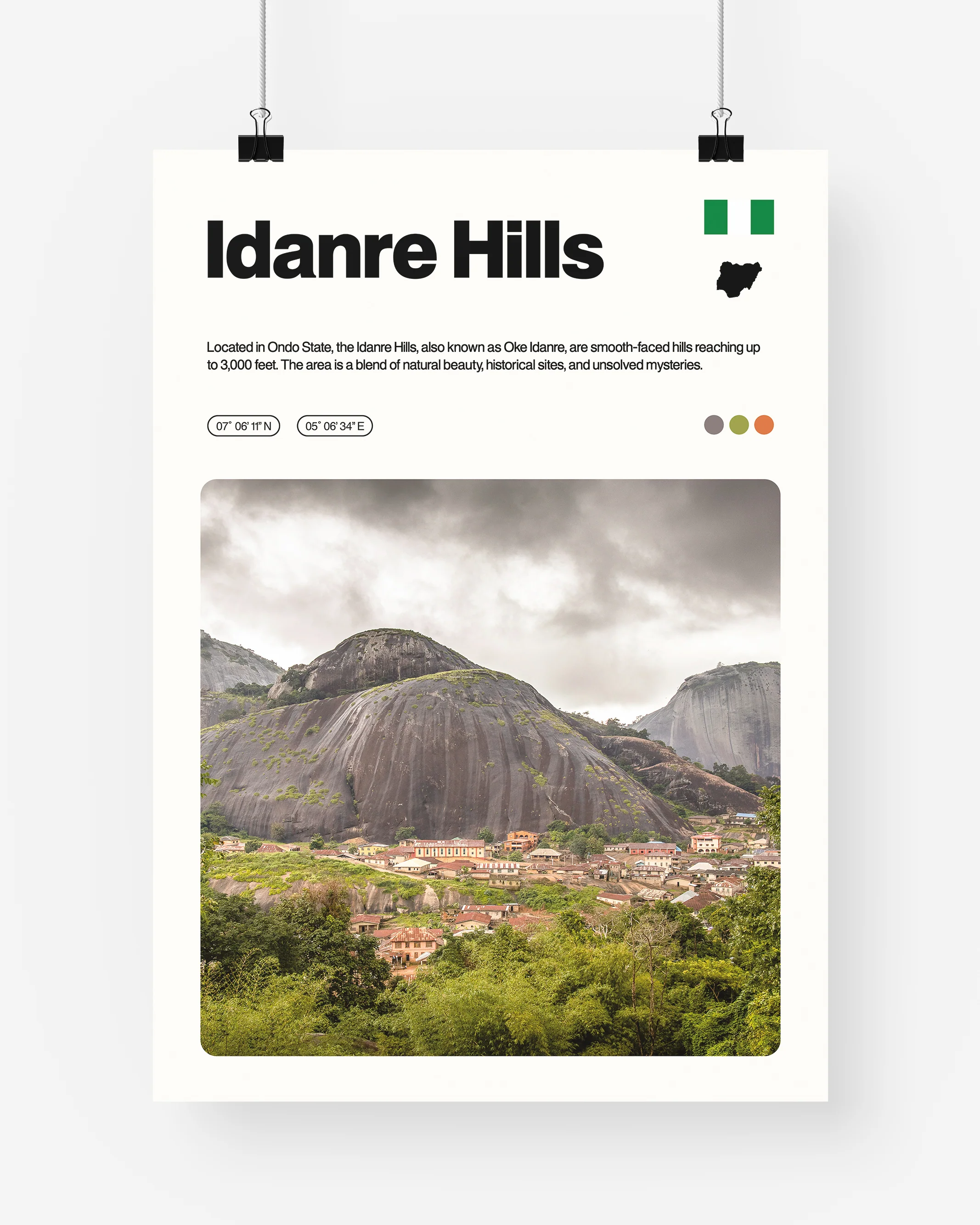 Idanre Hills Print - Image 4