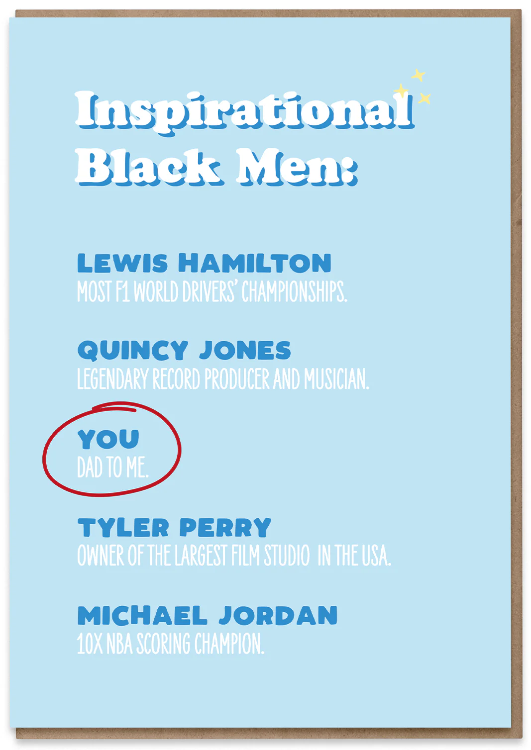 Inspirational Black Men (and Dad)