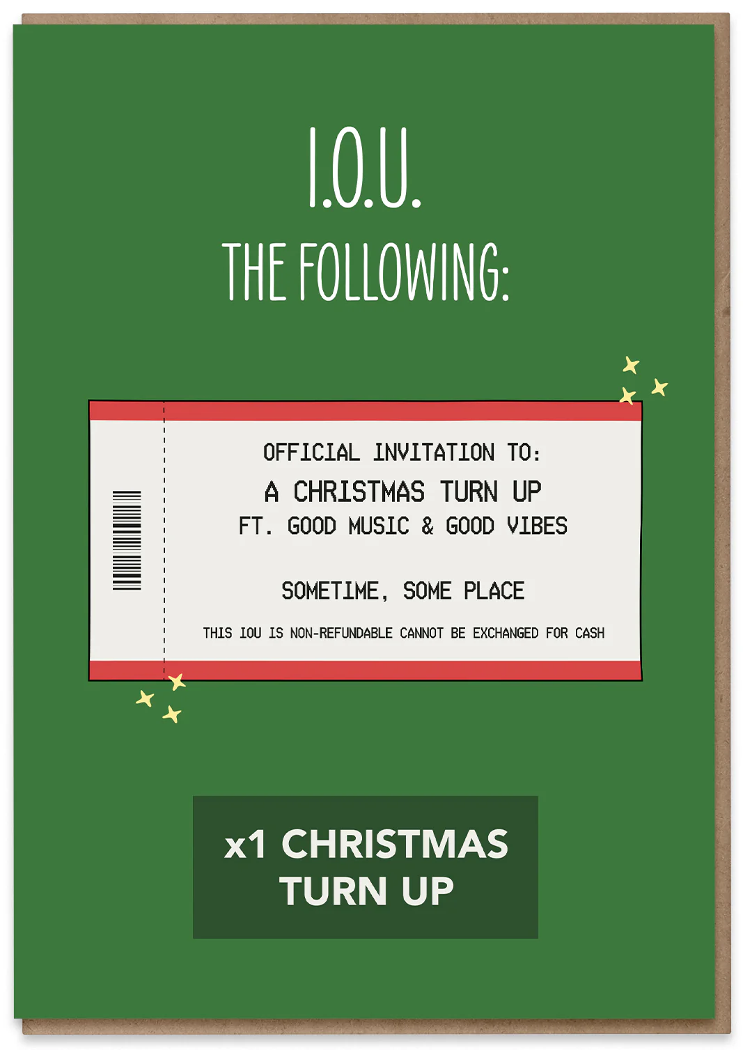 IOU: x1 Christmas Turn Up