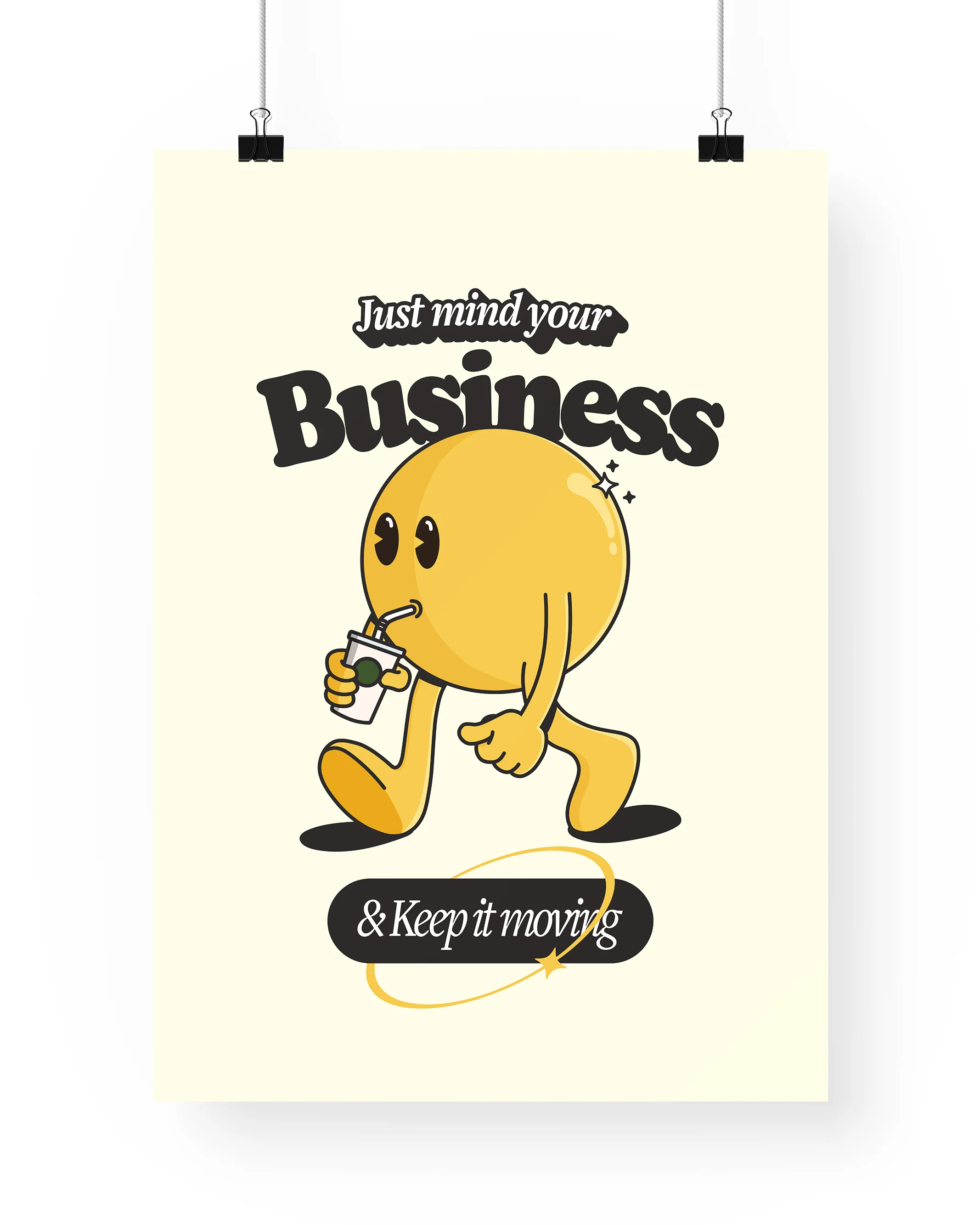 Just Mind Your Business Print - Image 4