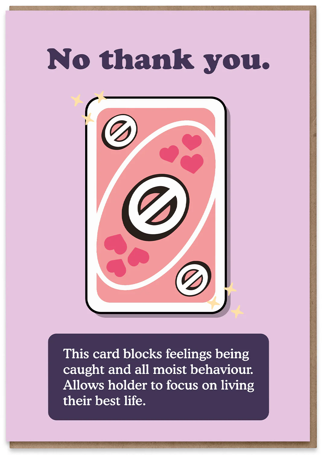 No Thank You Card