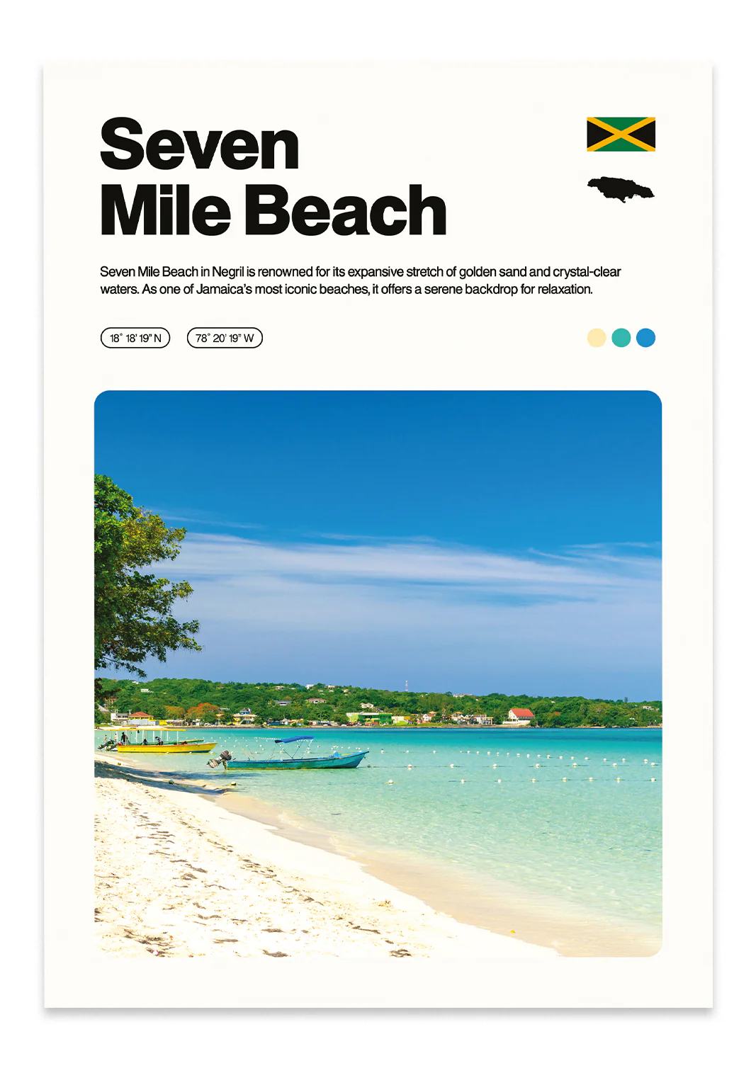 Seven Mile Beach Print - Image 3