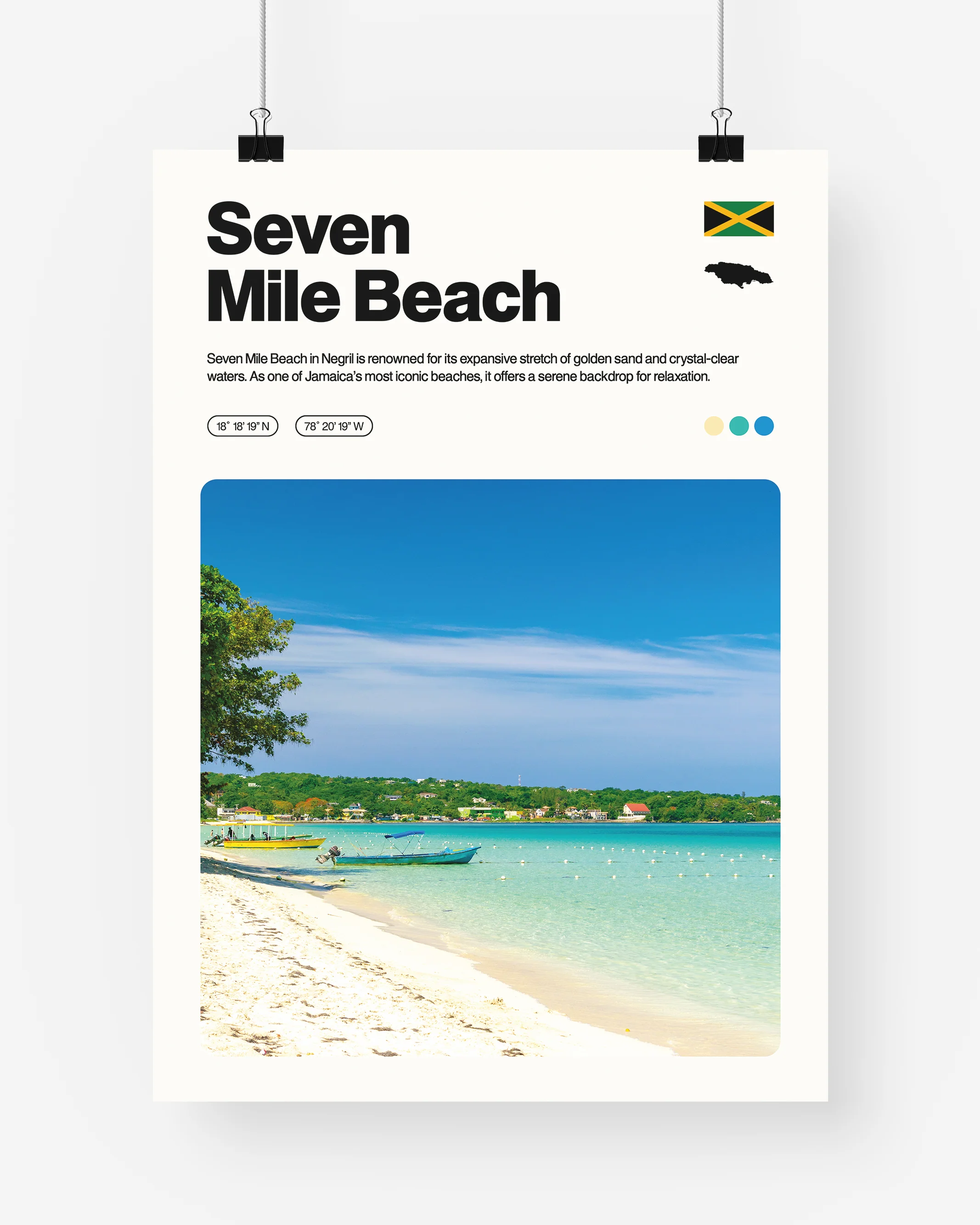 Seven Mile Beach Print - Image 4