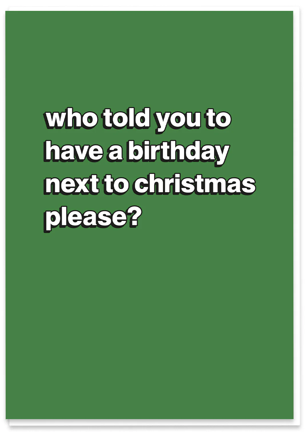 Who Told you?