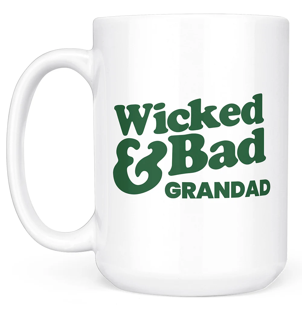 Wicked & Bad Grandad Mug - Image 3