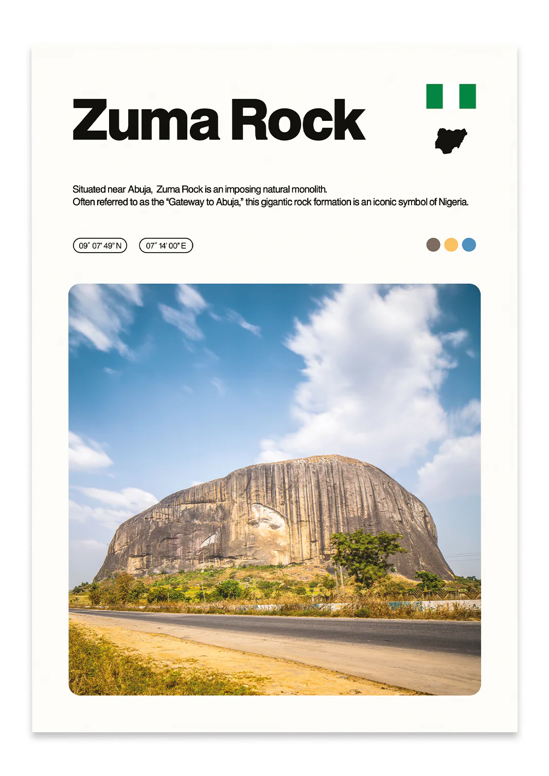 Zuma Rock Print - Image 3