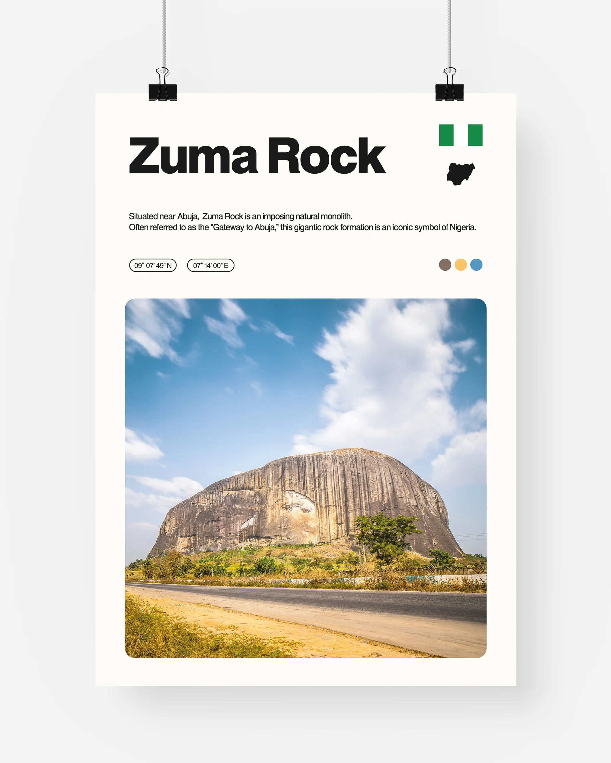 Zuma Rock Print - Image 4